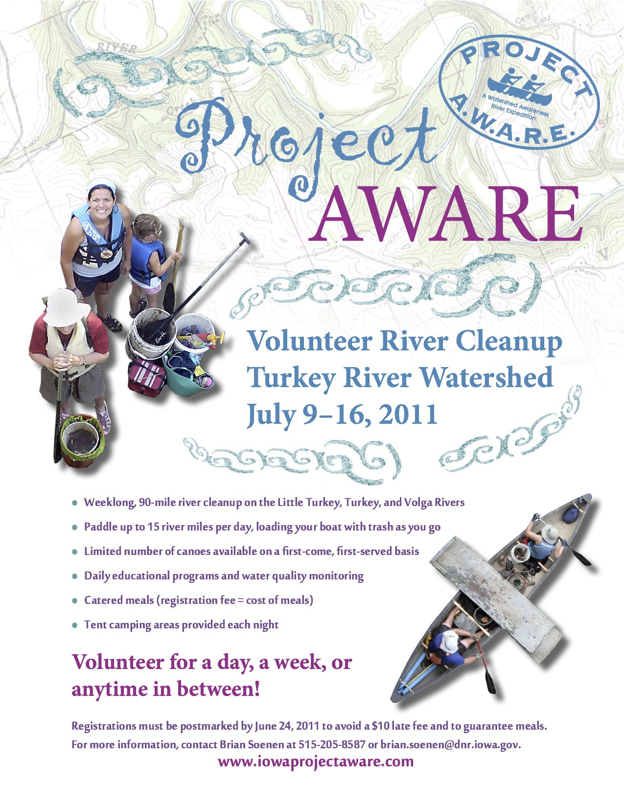 Project AWARE  July 9-16, 2011  Little Turkey, Turkey & Volga Rivers