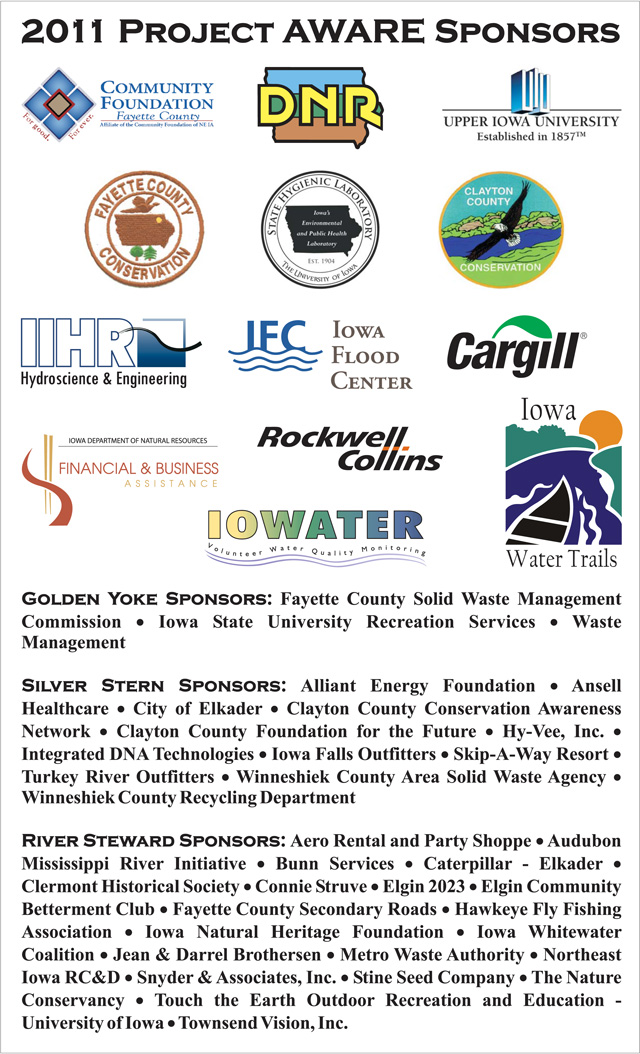 2011 Project AWARE Sponsors